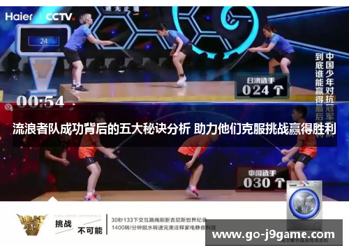 流浪者队成功背后的五大秘诀分析 助力他们克服挑战赢得胜利